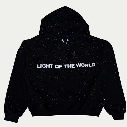 Jesus is The Light Rhinestone Hoodie